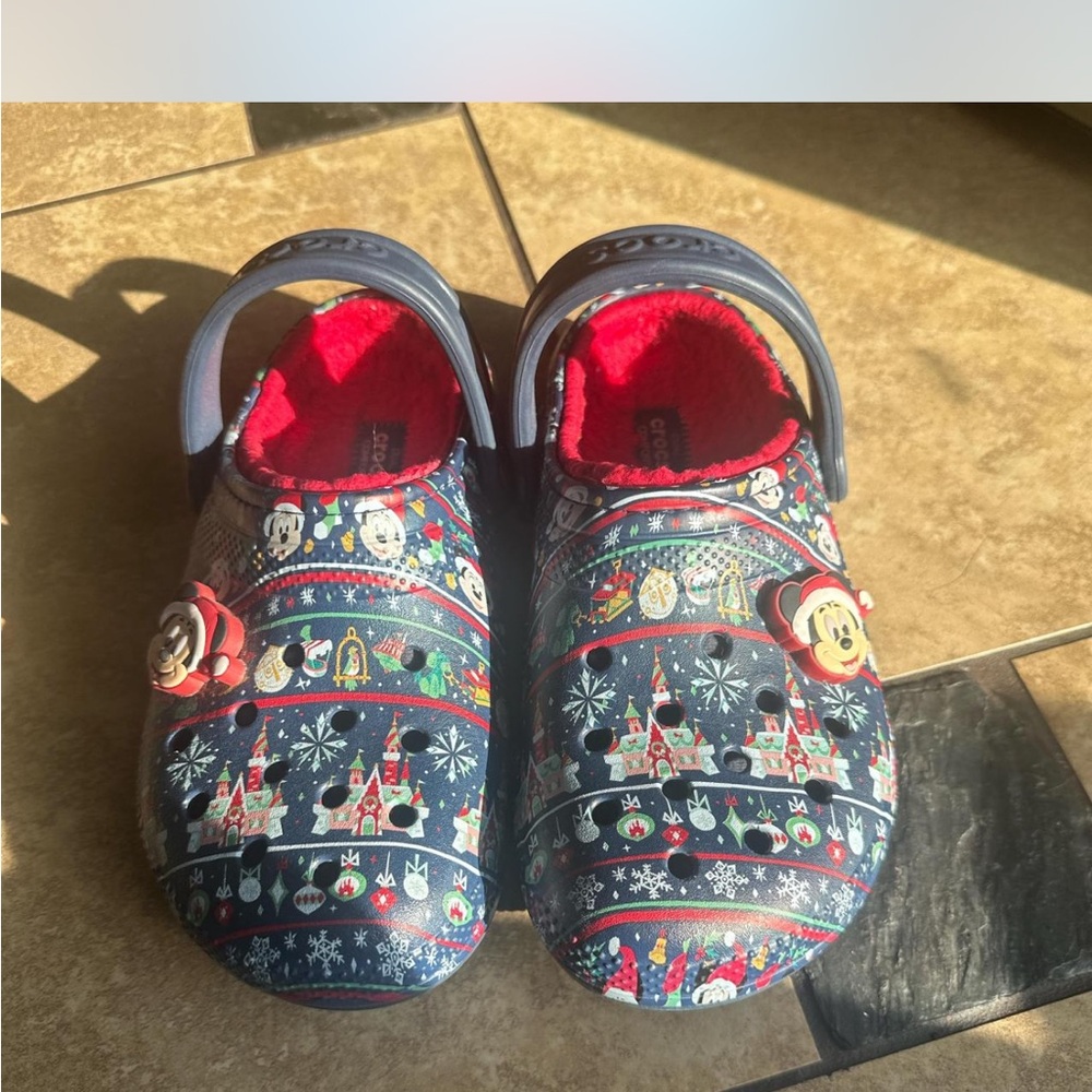 Crocs Christmas Disney Mickey Mouse Patterned - image 3